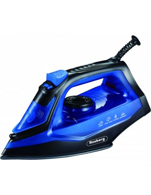 Gludeklis Rosberg R51050G, 2200W, 160ml., Keramikas šķīvis, Zils ar melnu