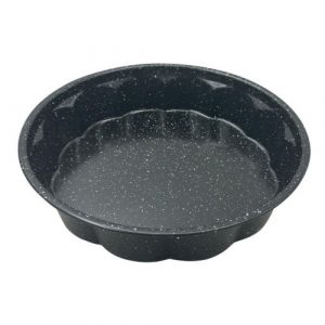 Forma, apaļa, metāla, ar nepiedegošu pārklājumu, melna, diametrs 27,5 cm, Klausberg, KB 7838