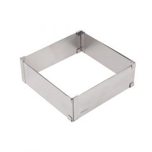 Kūkas forma, taisnstūrveida, regulējama, tērauda, ​​augstums 5 cm, Kinghoff KH 1906