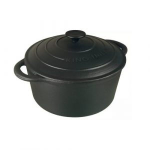 Katls, čuguna, Ø21 x 10 cm, 2,4L, melns Kinghoff, KH 2253