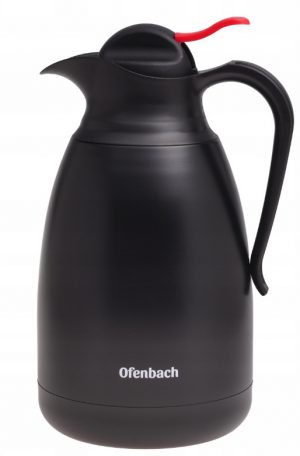 Nerūsējošā tērauda  termoss 1,5 L, melns, 101332, KAMILLE