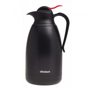 Nerūsējošā tērauda termoss 2,0 L, melns, 101333, KAMILLE