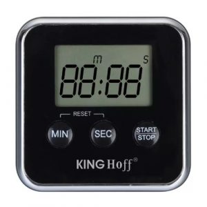 Virtuves taimeris ar magnētu,  8 x 8 x 1,5 cm, līdz 99 min, KINGHoff, KH 1819