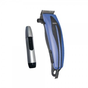 Matu griešanas mašīna ar ausu deguna trimmeri Rosberg 5R51810MNB, 10W, zila