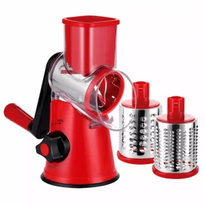 Dārzeņu rīve, sarkana, 26,5x12,5x24cm, KingHoff, KH 1651