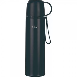 Termoss, nerūsējošais tērauds, 0.5 L, melns, Rosberg 55R52010FB
