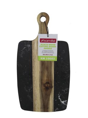 Griešanas dēlis koks + plastmasa 35×18×1.3cm, 10082, Kamille