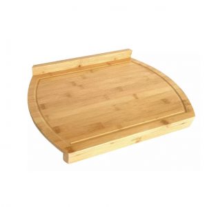 Bambusa griešanas dēlis ar fiksējamu malu 45 × 33 × 4 cm, KH 1684, Kinghoff