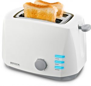 Tosteris BROCK BT 1002 WH, 800W, balts