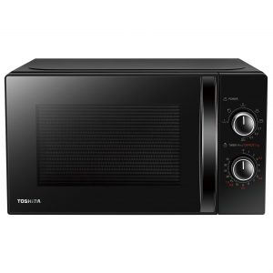 Mikroviļņu krāsns Toshiba MW2 MG20PBK, 20L  ar grila funkcijas jaudu 1000W, mikroviļņu jauda 800W