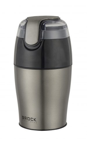 Nerūsējošā tērauda kafijas dzirnaviņas BROCK CG 4051 GY, 150W (50g)