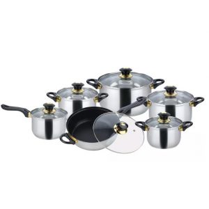 Katli, 12 priekšmetu komplekts, tērauds, Ø16/16/18/20/24/24cm Kinghoff KH 4441