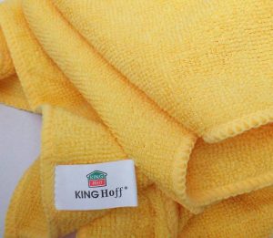 Mikrošķiedras drānu komplekts 2 gab. 32x32 cm Kinghoff KH 2112