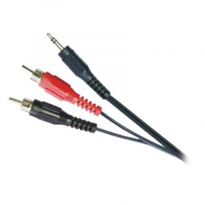 Kabelis 3,5 mm Jack - 2xCinch SAV 104 020 Sencor