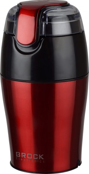 Nerūsējošā tērauda kafijas dzirnaviņas BROCK CG 4050 RD, 150W (50g)