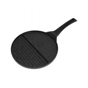 Kinghof, "Bipartite" panna, alumīnijs, melns marmors Ø27cm