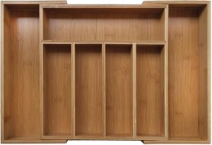 Atvilktnes ieliktnis izvelkams, bambusa 5x31,5x5cm Kinghoff.