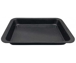 Paplāte cepšanai, melna, marmorēta, 42,5x28,5x5cm Kinghoff, KH 1551