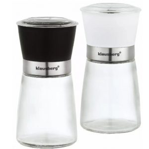 Sāls un piparu dzirnaviņas, 160 ml keramikas asmeņi Klausberg KB 7257