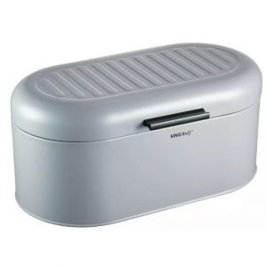 Ovāla maizes kaste. pelēka krāsa. Izmērs: 34x20x15,5 cm, Kinghoff, KH 1712