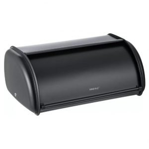 Maizes kaste, melna, tērauda. Izmērs: 36x24x15cm, Kinghoff, KH 1723