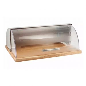 Bambusa-akrila maizes kaste, 39x28,5x15 cm, Kinghoff KH 3210