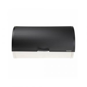 Maizes kaste, tērauds, melns Klausberg, 39 x 28 x 18,5 cm.