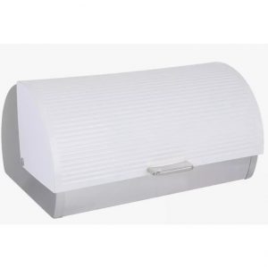 Maizes kaste, tērauda, balta Klausberg, 39 x 28 x 18,5 cm KB 7270