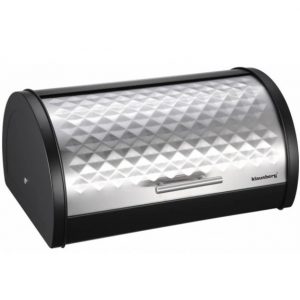 Maizes kaste, tērauds, sudrabs Klausberg, Izmērs: 38 x 28 x 18,5 cm KB 7454