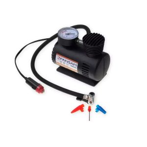 Auto kompresors, 12 V, 250 PSI, 11 l/min, gaisa vads 50 cm, 3 uzgali (A040300)