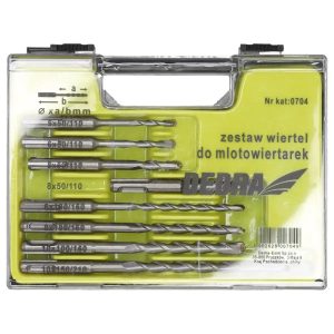 8 urbju komplekts perforatoriem, 5, 6 x 110; 2 x 8 x 110; 6, 8, 10 x 160; 10 x 210 (0704)