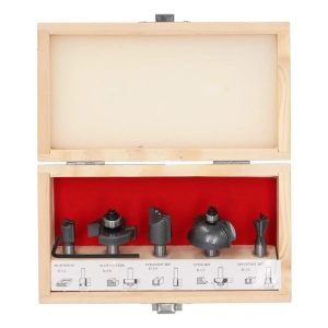 Profila frežu kokam komplekts ar karbidu, kats 8 mm, 5 gab. (0782)