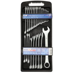 Kombinetas atslegas CrV, 6–28, 30, 32, 36 mm, kaste JUMBO 26 gab. (1406K1)