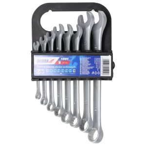 Kombinetas atslegas CrV, 6, 8, 10, 12, 13, 14, 17, 19 mm, 8 gab. (1401)