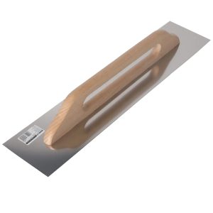 Nerusejoša terauda rivdelis, gluds, 580 mm x 130 mm, rokturis no dižskabarža koka, ražots Polija (15B003)