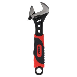 Stellatslega 200 mm, metriska skala, terauds CrV, rokturis ar gumijas parklajumu (12B120)