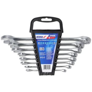 Kombinetas atslegas CrV, 8, 10, 12, 13, 14, 17, 19, 22 mm, 8 gab. (1703K)