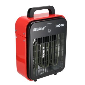 Elektriskais silditajs 1,0/2,0 kW, termostats, gaisa pušana 400 m3/h (DED9920B)