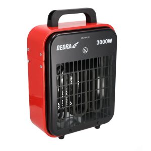 Elektriskais silditajs 1,65/3,3 kW, termostats, gaisa pušana 410 m3/h, ventilatora funkcija (DED9921B)