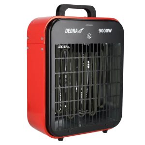 Elektriskais silditajs 4,5/9,0 kW, 400 V, termostats, gaisa pušana 790 m3/h, ventilatora funkcija (DED9924B)