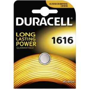 Duracell DL1616 Blistera iepakojumā 1gb.