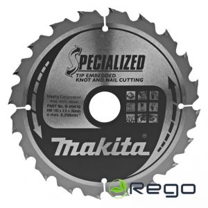 Makita Zāģripa kokam ar naglām HM 185x30x20T (B-09416)