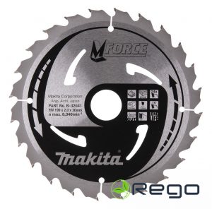 Makita Zāģripa Kokam 190X2X30mm T.C.T. 15° T24 M-FORCE (B-32041)