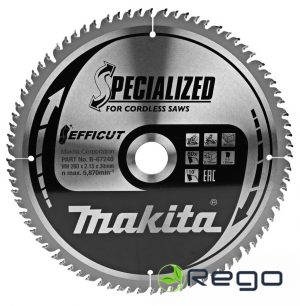 Makita Zāģripa EFFICUT 260X2.15X30mm 10° T80 T.C.T. (B-67240)