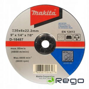 Makita slīpripa metālam 230x6x22.2mm D-18487