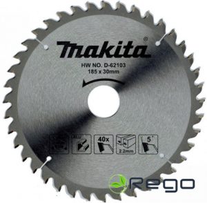Makita zāģripa aluminijam 185x30x40T (D-62103)