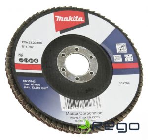 Makita Lameļu slīpdisks Economy type 125x22.23 A120 Metālam (D-63507)