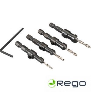 Makita Zeņķis ar centra urbi komplekts No.6, No.8, No.10, No.12 (D-73455)