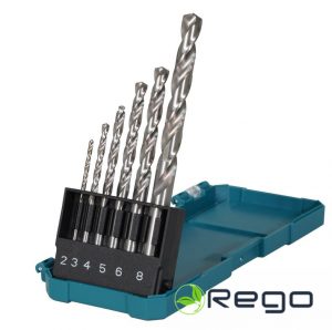 Makita HSS-GS metāla urbju komplekts 6gab 2,3,4,5,6,8mm. (D-78346)