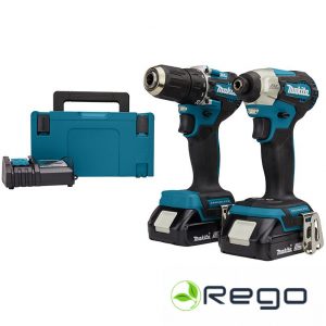 Makita DLX2423AJ Instrumentu komplekts 18V, 2x2.0Ah, DDF487, DTD157